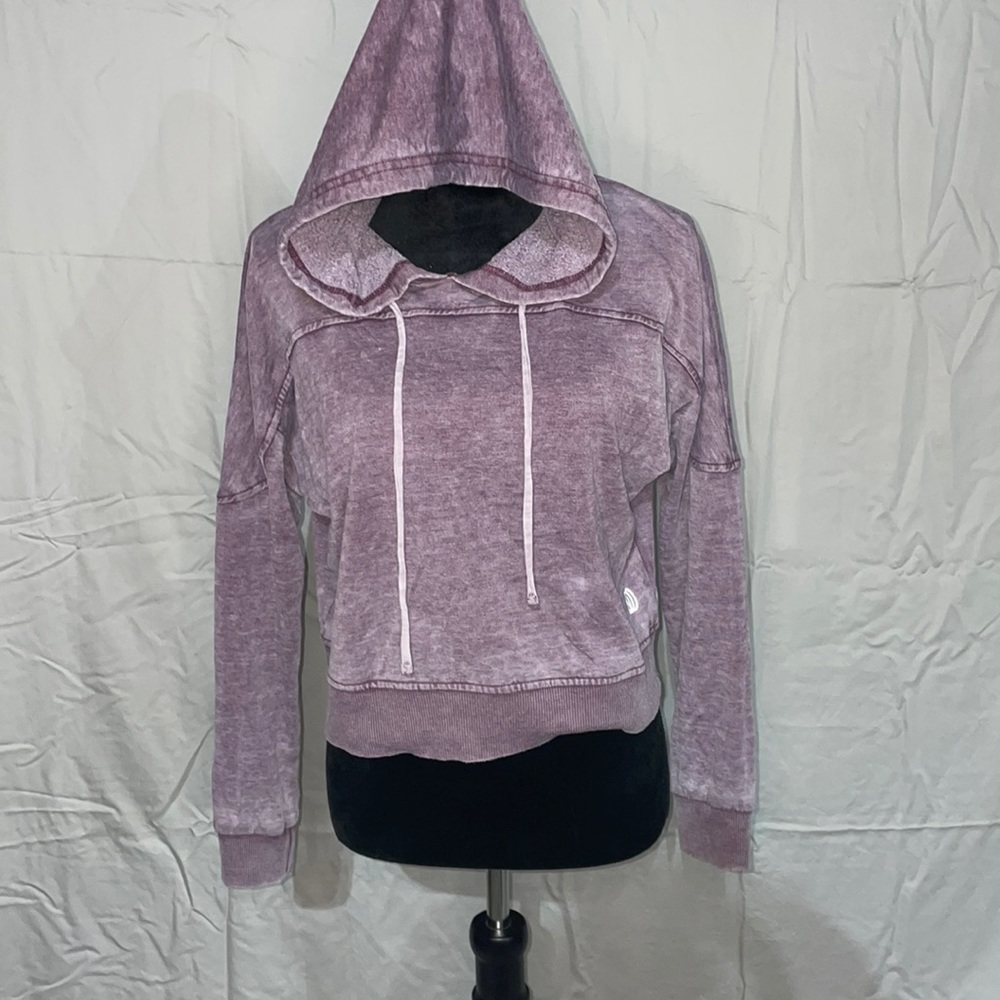 Purple Mid-Length Hoodie